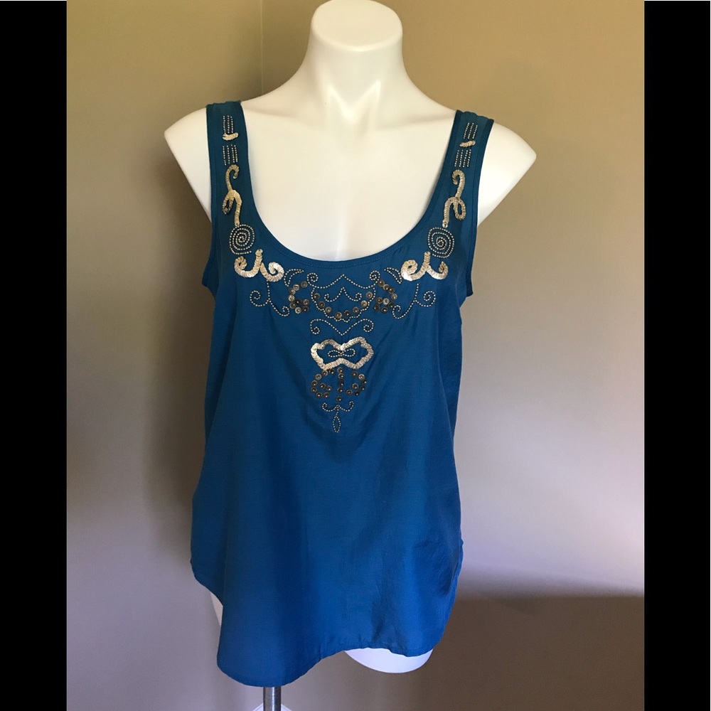 LOFT Beaded Tank Top